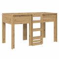 Letto a Castello in Rovere per Bambini 80x200 cm, Design Moderno e Salvaspazio, Struttura Robusta per Due Letti